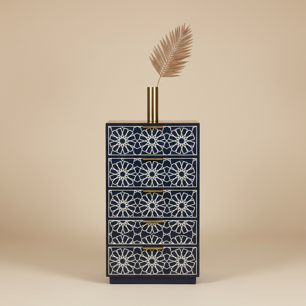 Contemporary Arabesque Furniture | Islamic Geometric Bone Inlay – Inlay ...